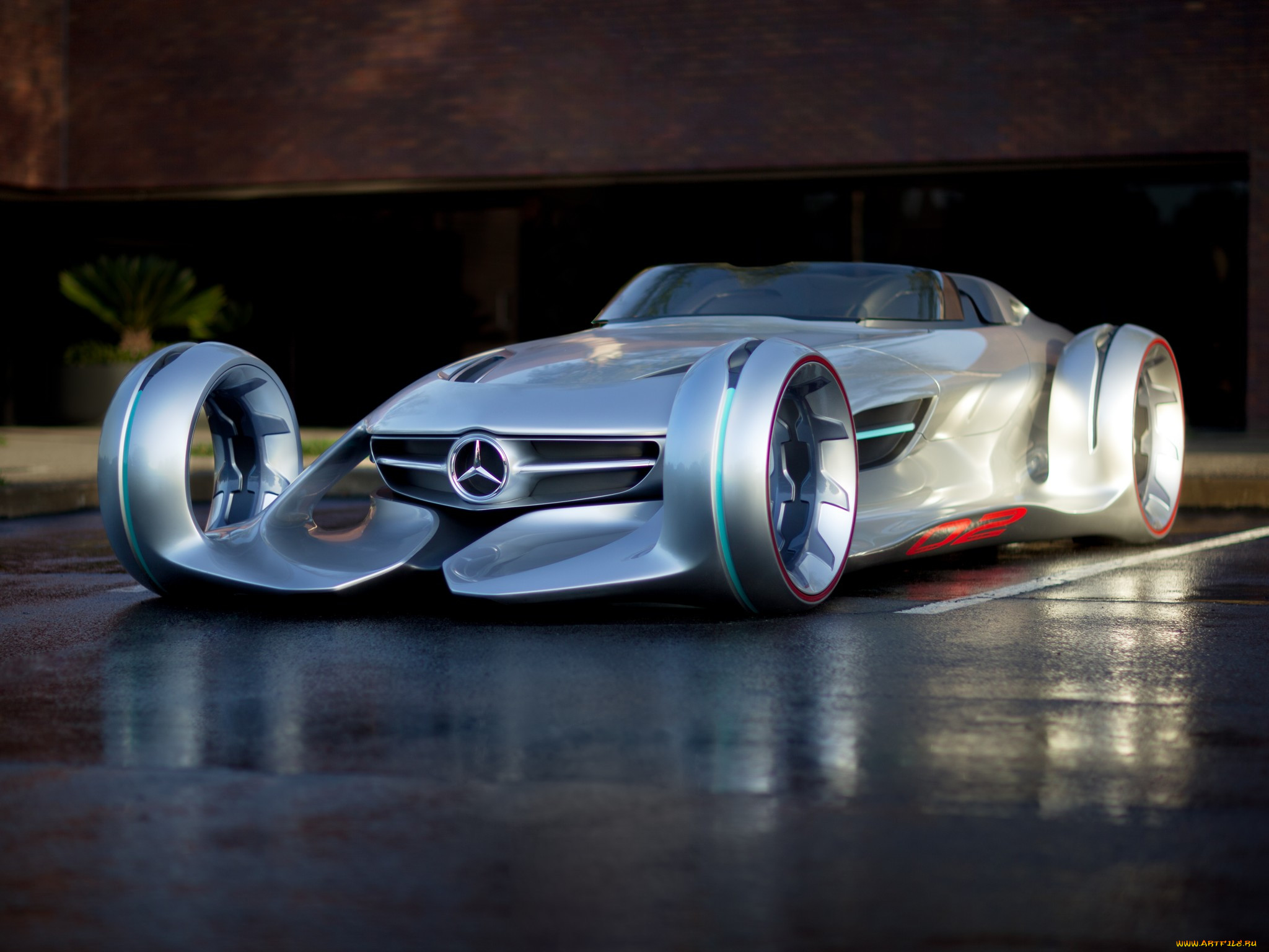 mercedes, benz, silver, arrow, concept, 